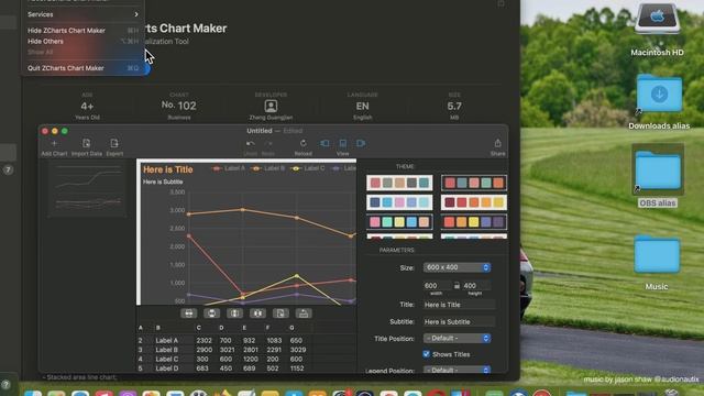ZCharts Chart Maker Data Visualization Tool app for macbook [MAC] Basic Overview - Mac App Store смотреть онлайн