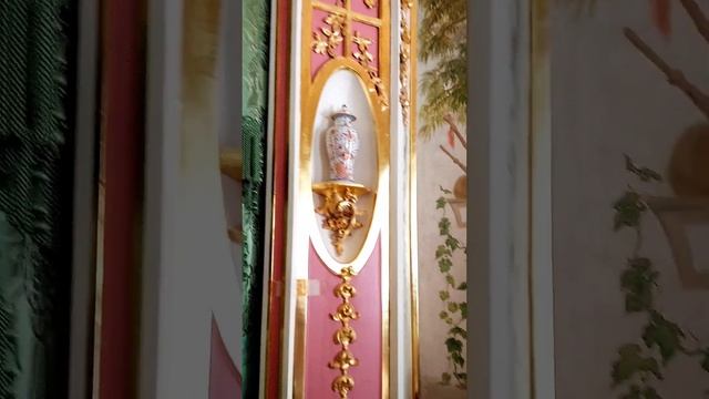 Парадная спальня наследника престола Павла Петровича в Китайском дворце #петербург #travel #history