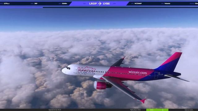 MSFS20204K Henri Coanda International Airport in Bucharest to Belgrade Nikola Tesla Airport Denzera смотреть онлайн