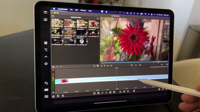 Using Lumafusion on New MacBook Air M1 2020 - With Sidecar via iPad Pro & Apple pencil - Dual Scree смотреть онлайн