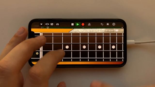 Toto - Hold The Line on iPhone (GarageBand)