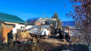 Монтаж овощного погреба Уралец 6