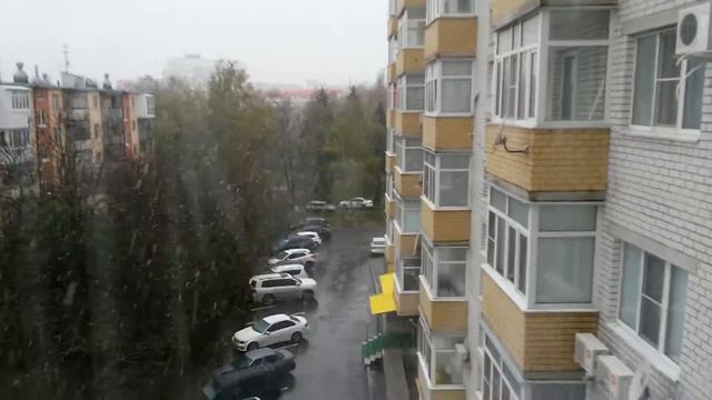 Снег в Ставрополе в октябре!
