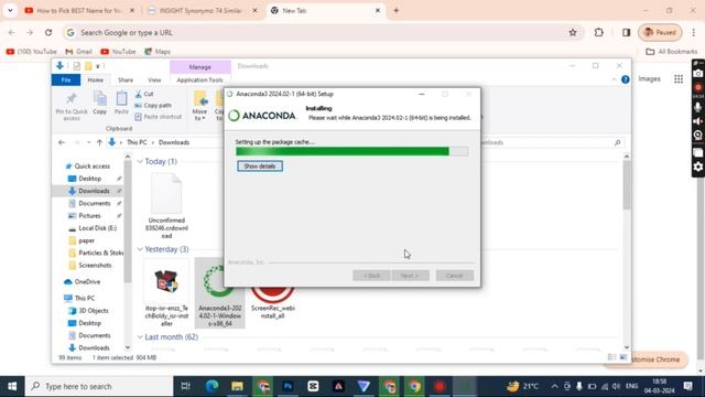 How to Install Anaconda and Jupiter Notebook on Windows 10 || For Python #python #viral #newvideo