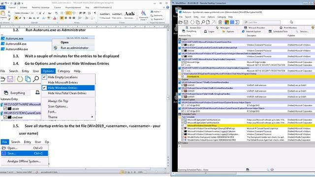 Task 11. Using Autoruns to Deal with Startup Processes and Malware смотреть онлайн