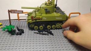 Lego обозреватель #79 лего M3 Stuart от компании sluban