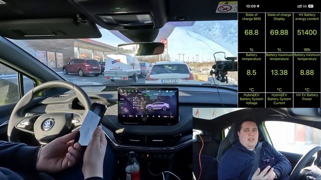 Skoda Enyaq RS Coupe MY24 - Räckviddstest i minus 6 | Elbilsmagasinet смотреть онлайн