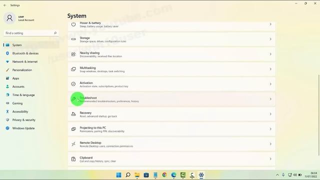 Windows 11 Home : How to run Keyboard troubleshooter