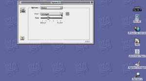 (TTS Demonstration) PlainTalk (MacInTalk) Voices on Mac OS 9