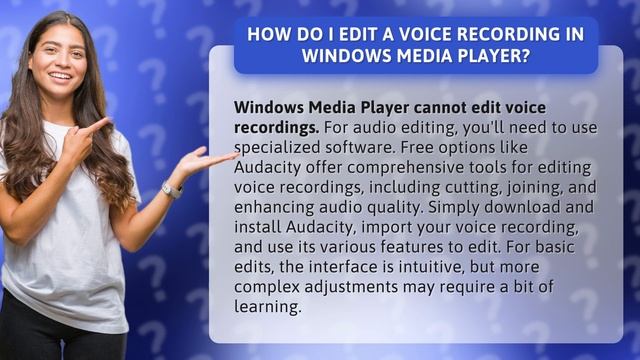 How do I edit a voice recording in Windows Media Player? смотреть онлайн