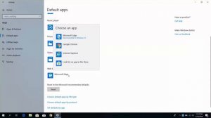 How to change default browser in Windows 10