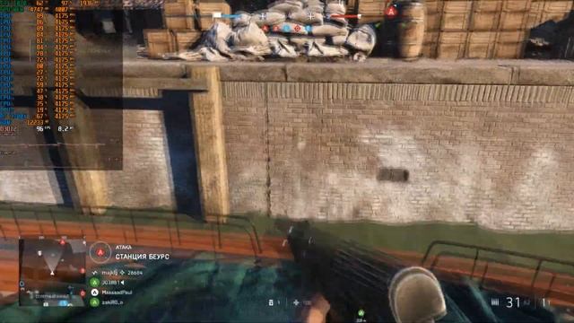 Battlefield™ V/1080p/R7 3700X/GTX 1070/16GB DDR4(3200)/Windows 10 смотреть онлайн