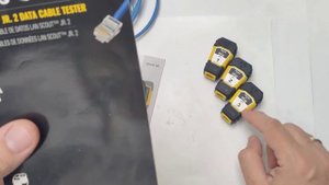 Klein Tools VDV526-200 LAN Scout Jr. 2 Ethernet cable tester for CAT5e, CAT6/6A with RJ45 connector