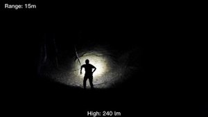 Nitecore HA11 Ultra Lightweight Dual Beam AA Headlamp, 240 lumens, 90 meters throw