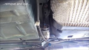 2004 Jaguar X-Type fuel filter replacement
