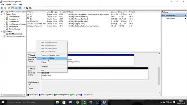 Convert MBR to GTP disk very easily смотреть онлайн