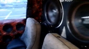 Флекс от четырёх сабвуферов Dl Audio Phoenix Bass Machine 15