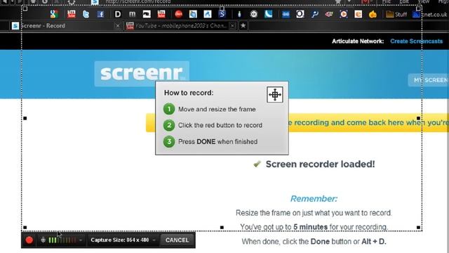 Screenr - Web Based Screen Recorder смотреть онлайн