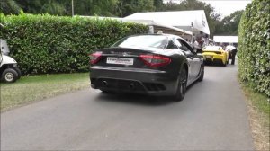 Maserati MC GranTurismo Stradale | GranCabrio | Accelerations | Track Flybys | Driving at Goodwood