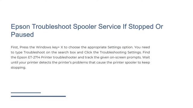How to Change the Epson ET 2714 Printer from Offline to Online смотреть онлайн