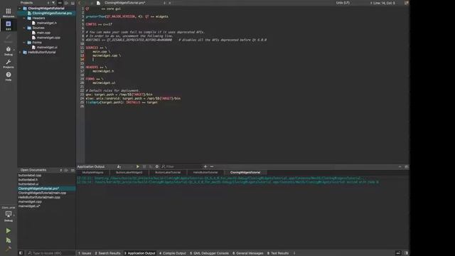 How to clone widgets in QT. Open windows with your project. смотреть онлайн