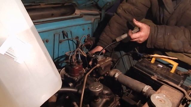 Москвич 407 запуск двигателя 2 смотреть онлайн