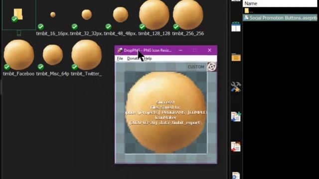 DropPNG - PNG Icon Resizer (Windows App) смотреть онлайн