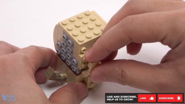 LEGO BrickHeadz 40349 Valentine's Puppy - Lego Speed Build 4K смотреть онлайн