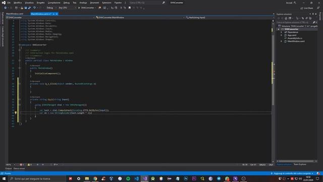 Convert a String with a SHA1 String Converter WPF C# Program - Tutorial #35 смотреть онлайн