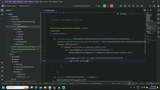 #5 Doc Scanner App | Integrate Google Document Scanner with ML Kit | Room | MVVM | Jetpack Compose