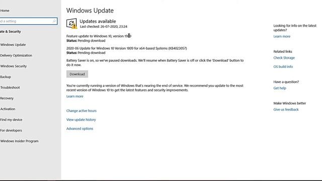 HOW TO CHECK UPDATE IN WINDOW 10,how to check update in window 10 / simple way смотреть онлайн