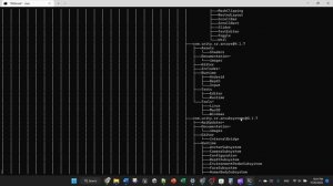 How to show all files with tree structure in DOS cmd. tree -- DOS series.