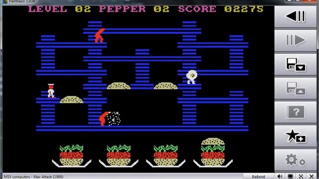MacAttack - MSX 1 Microsoft - emulador Pantheon 5.938 - probado Windows 7 x64 смотреть онлайн
