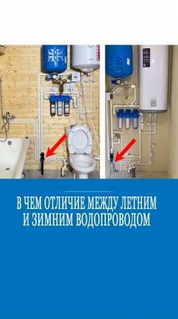 В чем разница между летним и зимним водопроводом для дачи от Удачной компании?