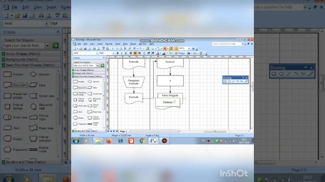 Membuat flowchart menggunakan microsoft visio 2007 смотреть онлайн