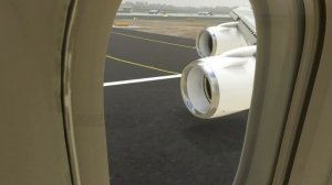Boeing 747-800 Landing at Cochin Airport Window Seat View #boeing747