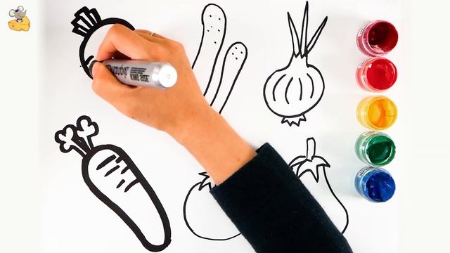 Wedding Bride and Groom Drawing and Coloring Painting for Kids | Coloring Videos смотреть онлайн