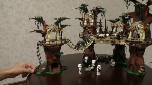 Lego 10236 Деревня Эвоков. Lego 9489 Боевой комплект.  Lego 7956 Атака Эвоков.