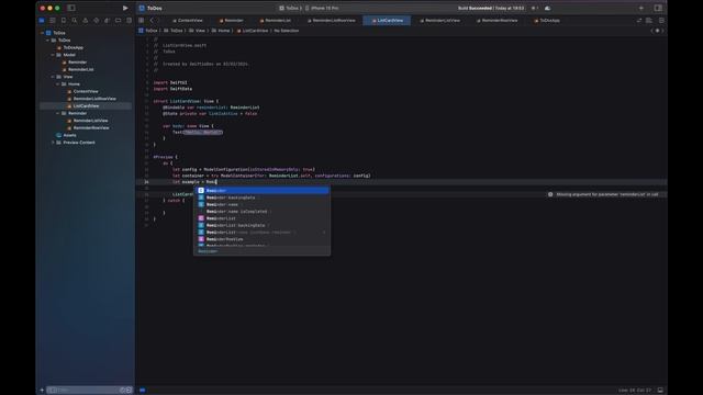 Todo List App with SwiftData in SwiftUI | iOS 17 | Xcode 15