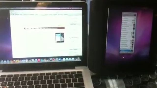 Apple ipad + Macbook Air Display Test смотреть онлайн