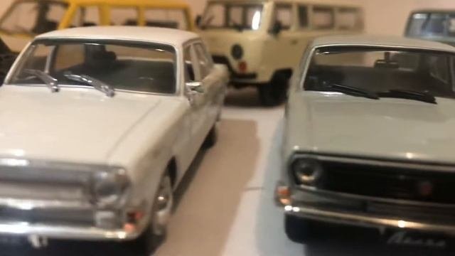Моя коллекция масштабных автомобильных моделей.