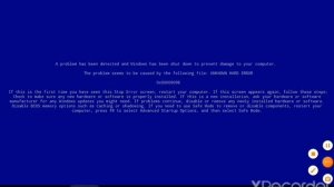 ошибка windows xp