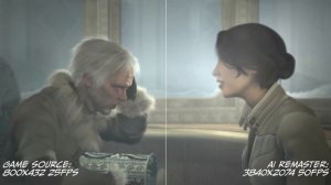 Syberia II - 4K AI Remaster Comparison