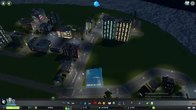 Строю г.Бийск в сити скайлайнс Cities Skylines - настоящие заводы города!