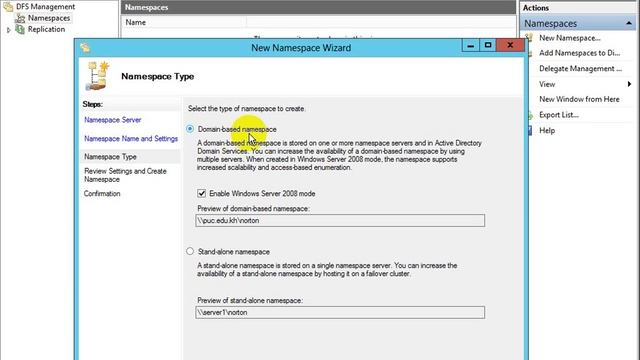 DFS Tools in windows server 2008 смотреть онлайн