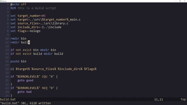 Windows Batch files to build your code Part 6 смотреть онлайн