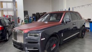 Rolls Royce Cullinan - оклеиваем плёнками