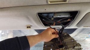 Перетяжка Потолка в Алькантару Mercedes benz w210