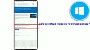 cara download windows 10 dengan ponsel ? How to download windows 10 with mobile.