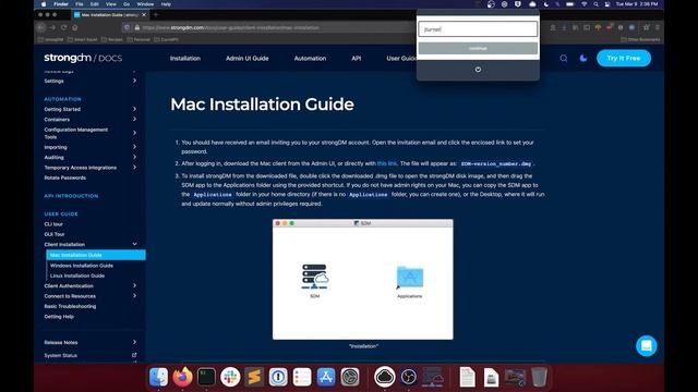strongDM - Mac Client Installation Guide смотреть онлайн